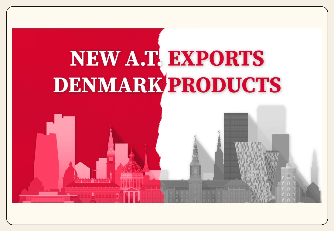 A and T Exports Denmark product mockup artwork